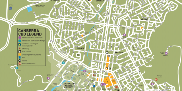 Canberra City Map 640x320 