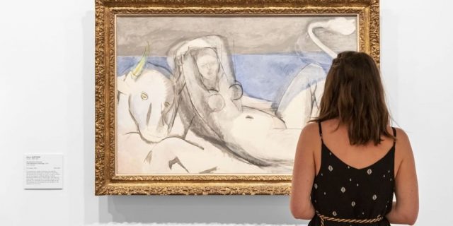 Installation view National Gallery of Australia, Canberra featuring Henri Matisse, L’Enlèvement d’Europe